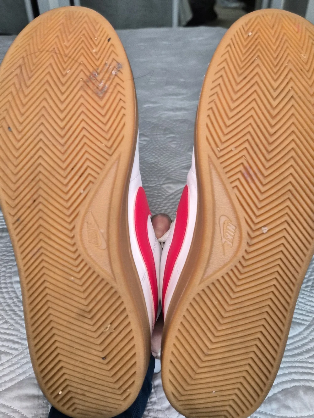 NIKE EUC 2021 Women’s Court Royale 2 Mid 'White Siren Red Gum' Size 8.5